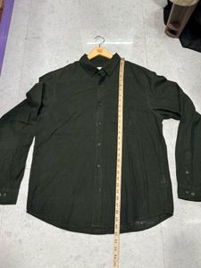 Old Money Dark Green Linen Shirt