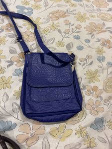 Dark Burgundy  Leather Handbag from Baggie
