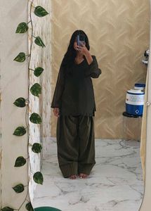 leftover febric to farshi salwar ✨