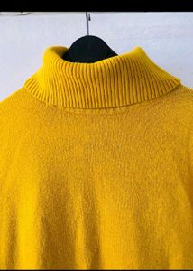 Mustard Yellow Turtleneck Sweater