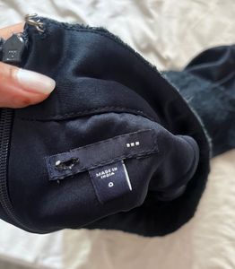 Navy Blue Lace Skirt