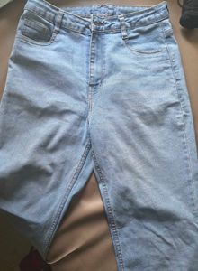 Blue COMFY STRAIGHT JEANS for daily wear