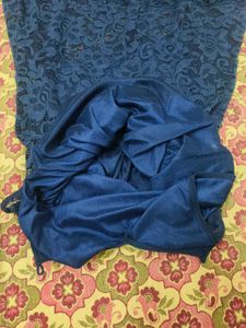 Elegant Navy Blue Lace dress