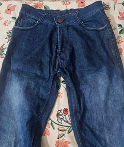 Dark Blue Denim Jeans