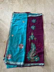 Embellished Silk Saree