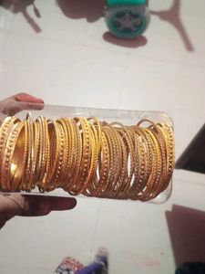 Traditional Gold Bangles Set