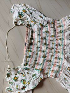 Boho Floral Smocked Maxi Dress