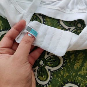 White Maternity Nursing Bra