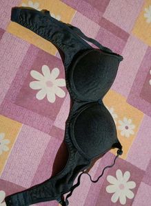 Charcoal Black Bra