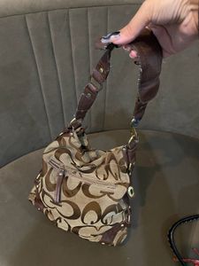 coach inspired Chic Monogram Hobo Bag