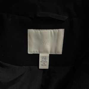 Black Double-Breasted Trench Coat