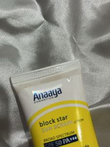 Anaaya Block Star Sunscreen Lotion SPF 50 PA+++
