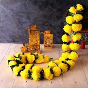 Marigold With Leaves
