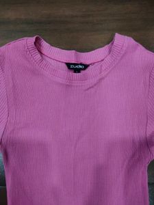 Combo of 2 cute pink and white top