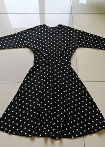ZARA long sleeve midi dress