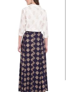 Elegant White Printed Kurta