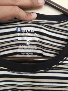 Striped Crew Neck T-Shirt