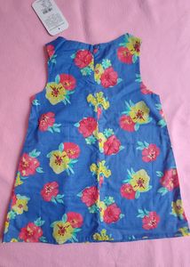 Summer Floral Frock- 18 To 24 Months
