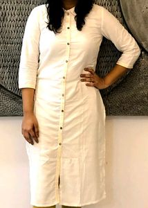 Elegant White Shirt Kurta