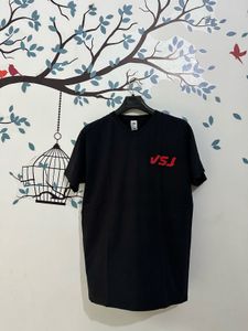 Men's Black VSJ T-Shirt single stitch 🇩🇪