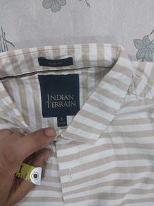 Men's Striped Indian terrain Casual Shirt