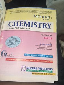 Modern's ABC Chemistry Class-XII Part-II