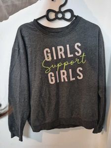 Support Girls Graphic Sweatshi