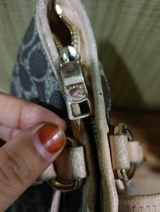 Coach Signature Print Tote Bag