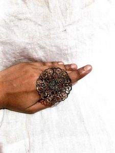 Vintage Filigree Statement Ring