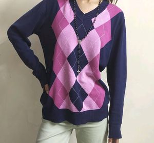 y2k argyle pinterest korean aesthetic sweater