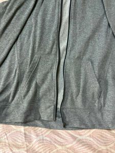 Grey Champion Zip-Up Hoodie