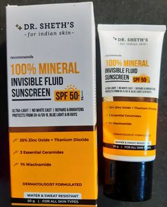 Dr. Seth's 100% Mineral Sunscreen SPF 50+