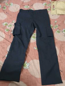 boys Navy Cargo Pants (10-12 years)