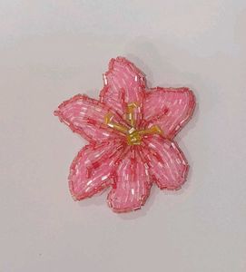 Beaded Flower brooch
