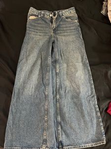 Light Wash Wide Leg Jeans