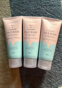 Brand New Glamveda Facewash Pack Of 3