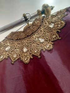 Elegant Maroon Ethnic Gown
