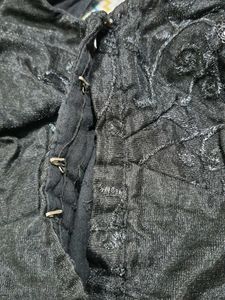 Stylish Black Embroidered Blouse