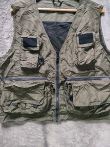 Vintage Utility Vest Jacket