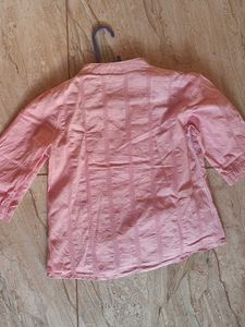 Pink Embroidered Kurta