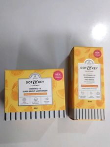 Dot & Key Vitamin C serum and moisturizer