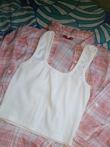 white tanktop