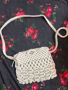 Boho Macrame Crossbody Bag
