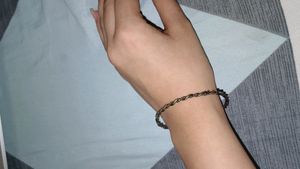 Oxidised Silver Bracelet