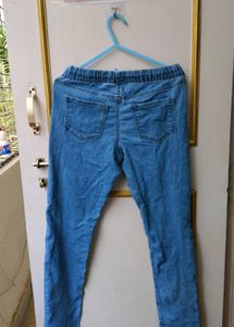 Blue Denim Jogger Jeans