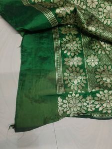 Green Colour Saree 💚