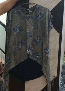 Women's XXL Top,Floral Print