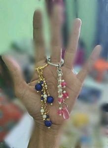 Boho Beaded Keychain Set
