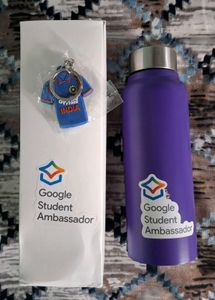 500ml Stainless Steel Water Bottle + FREE India Je