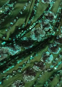 Stunning Sequin Emerald Green Blouse
